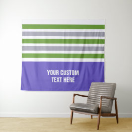 Tapiz Tiras de texto personalizado patrón