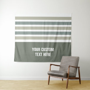 Tapiz Tiras de texto personalizado patrón