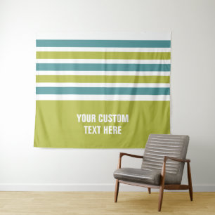Tapiz Tiras de texto personalizado patrón