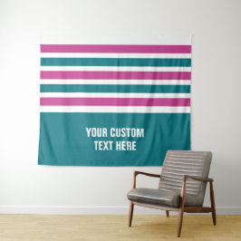 Tapiz Tiras de texto personalizado patrón