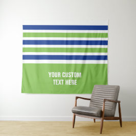 Tapiz Tiras de texto personalizado patrón