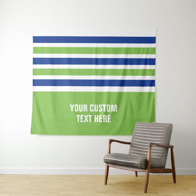 Tapiz Tiras de texto personalizado patrón (In situ (horizontal))