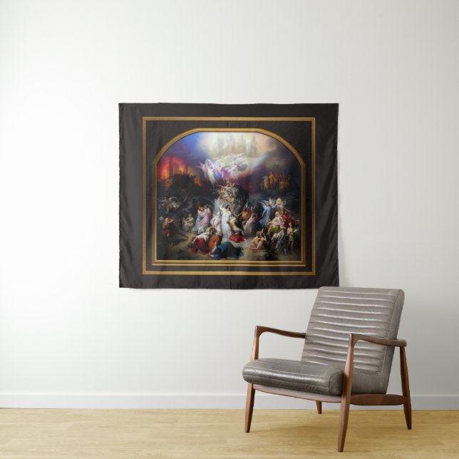 Tapiz Tito destruyendo Jerusalén por Wilhelm von Kaulbac (In situ (horizontal))