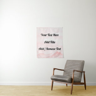 Tapiz Título del personalizable, nombre (50" x 60") Tapi