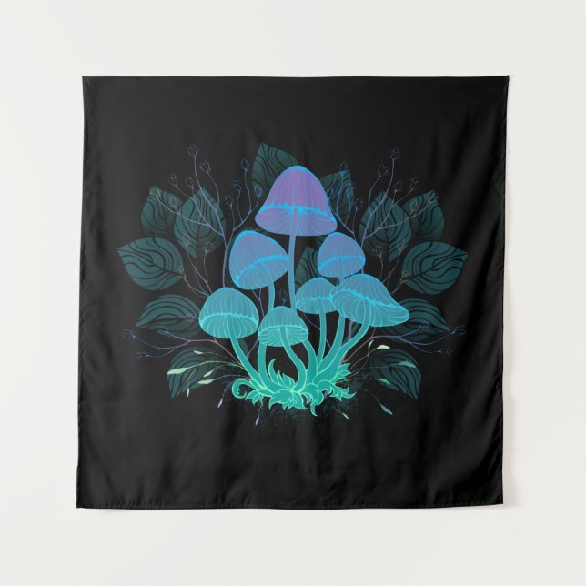 Tapiz Toadstools en Bushes (Anverso)
