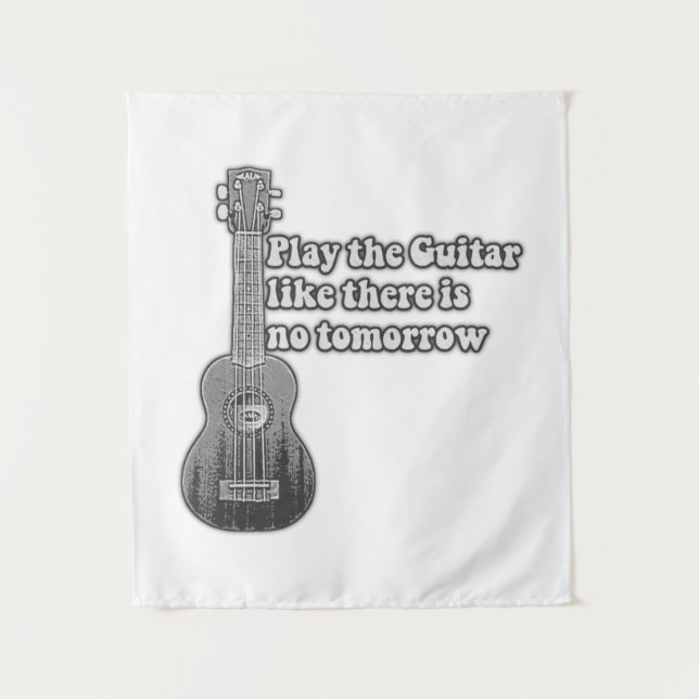 Tapiz Toca la guitarra como si no hubiera mañana (Anverso)