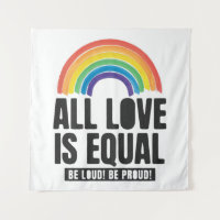 Todo el amor es igual orgullo LGBT igualdad de der