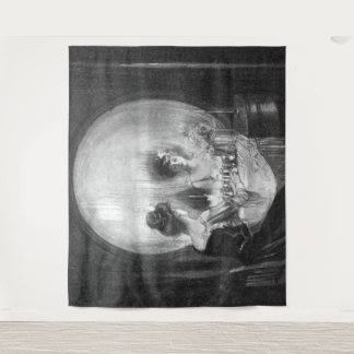 Tapiz Todo es vanidad, de Charles Allan Gilbert