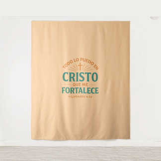 Tapiz Todo lo puedo en Cristo que me fortalece 