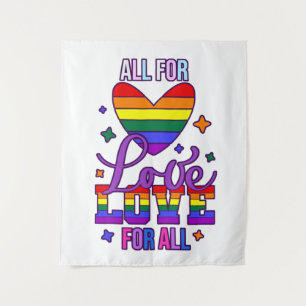 Tapiz Todo Por Amor Amor Por Todos - Orgullo LGBTQ+