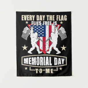 Tapiz Todos los días la bandera vuela libre es día de co