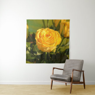 Tapiz Tómate tiempo para oler la rosa amarilla