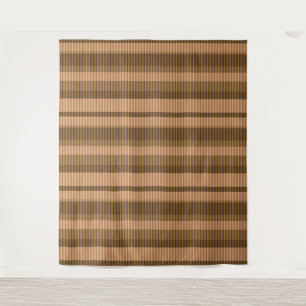 Tapiz Tonos beige marrón estriado patrón vertical