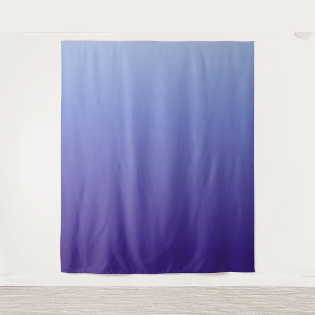 Tapiz Tonos de Violeta Periwinkle a Azul (Anverso)