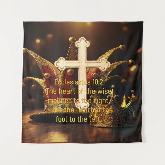 Tapiz Tonto vs Sabio (Anverso)