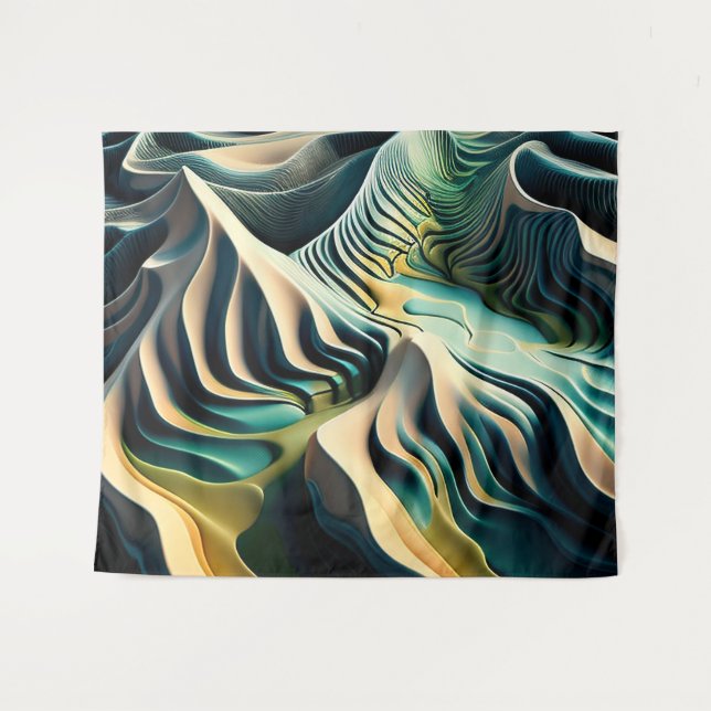 Tapiz Topographic Currents (Anverso (horizontal))