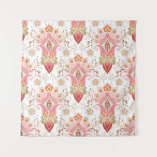 Tapiz Toque Oriental: Cachemira Pavo Real Paisley