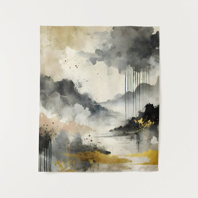 Tapiz Tormenta dorada (Anverso)