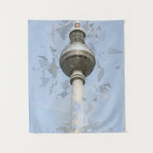 Tapiz Torre de televisión Fernsehturm Berlín, Alemania
