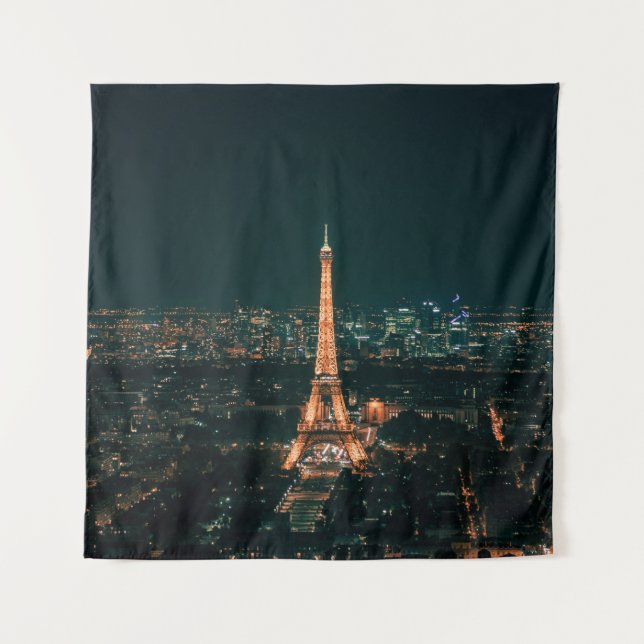 TAPIZ TORRE EIFFEL DE NOCHE (Anverso)