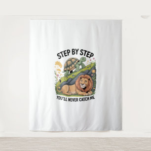 Tapiz Tortle Lion Funny