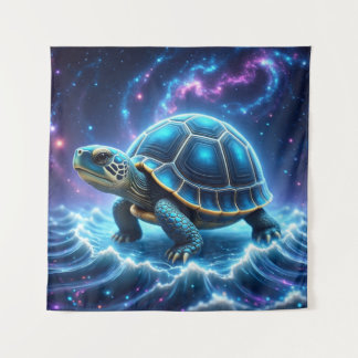 Tapiz Tortuga azul galáctica