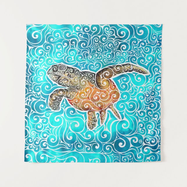 Tapiz Tortuga de mar Rambrosa (Anverso)
