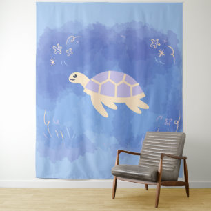 Tapiz Tortuga en el agua
