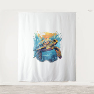 Tapiz Tortuga submarina Serene
