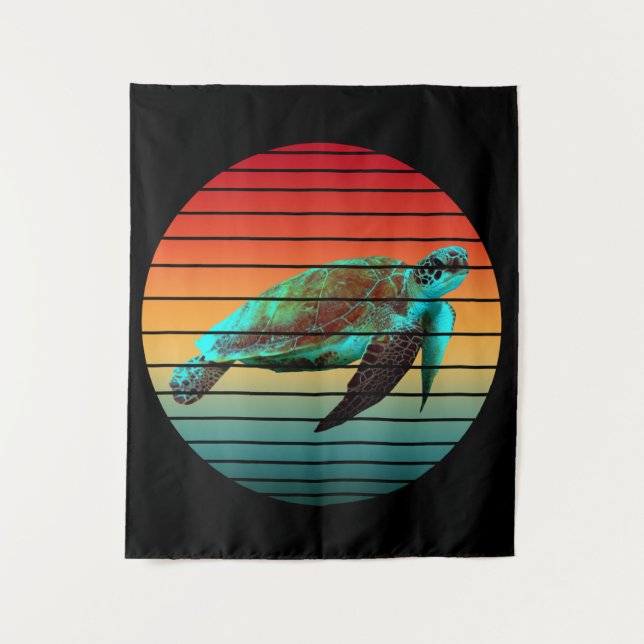 Tapiz tortuga vintage   (Anverso)