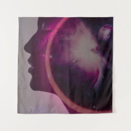 Tapiz Total solar eclipse August 2026 text personalized