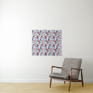 Tapiz Toucans con las flores exóticas