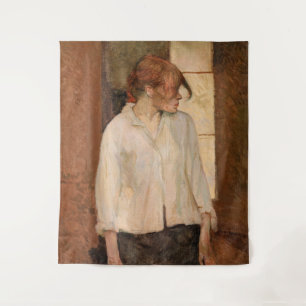 Tapiz Toulouse-Lautrec - En Montrouge, Rosa La Rouge