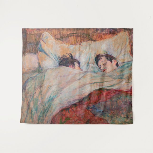 Tapiz Toulouse-Lautrec - La cama (Anverso (horizontal))