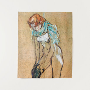 Tapiz Toulouse-Lautrec - Mujer subiéndose las medias