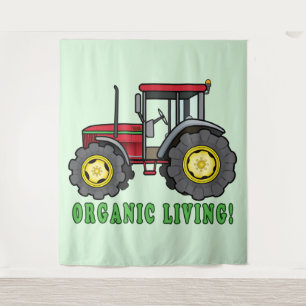 Tapiz Tractor: ¡Vida orgánica!