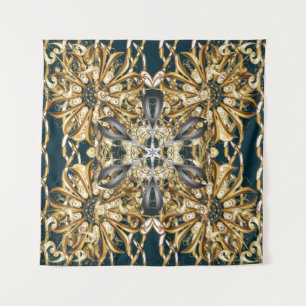 Tapiz Traditional orient ornament. Classic vintage backg