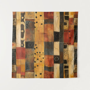 Tapiz Tráfico de arte de patrón tribal africano