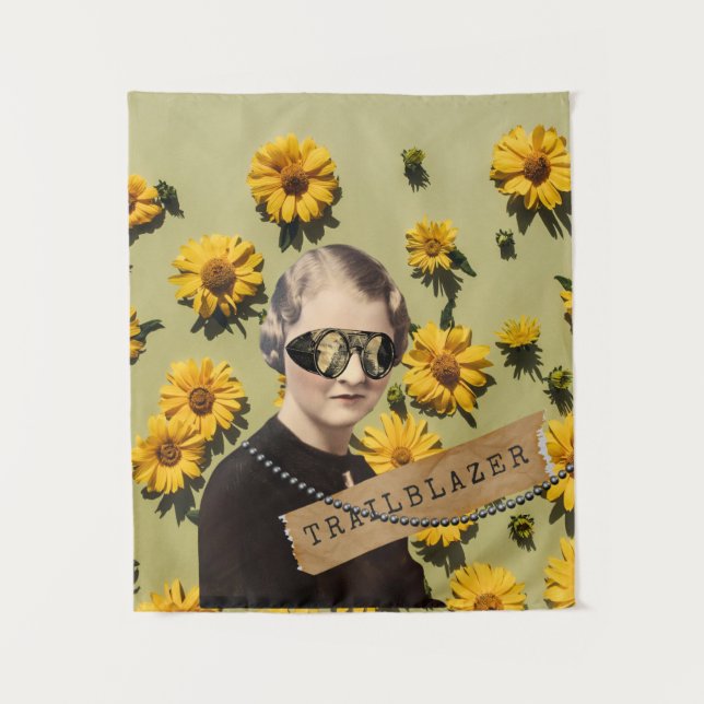 Tapiz Trailblazer Daisies Kitsch (Anverso)