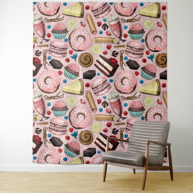 Tapiz Trajes dulces en rosa (In situ)