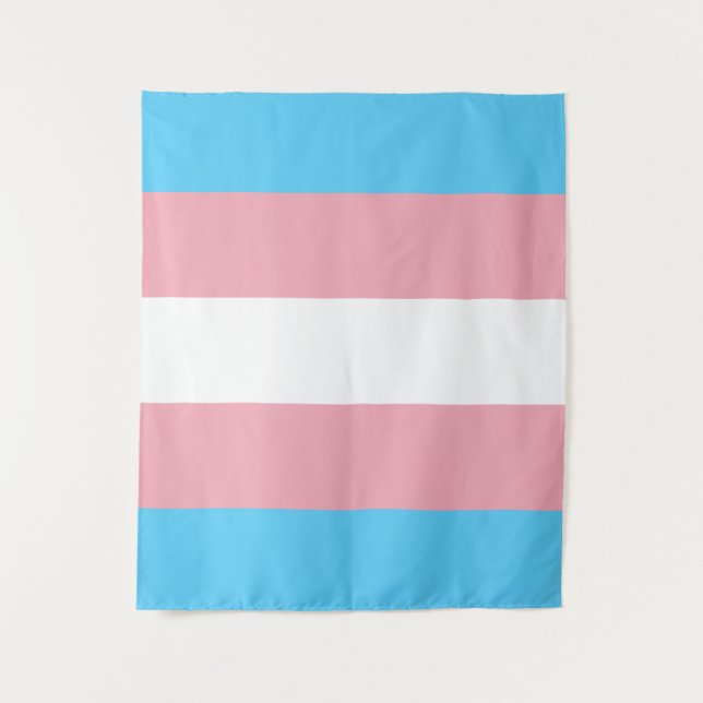 Tapiz Transgender flag trans pride LGBT symbol gay homos (Anverso)