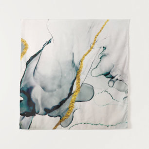 Tapiz Transparent creativity. Abstract artwork. Trendy w