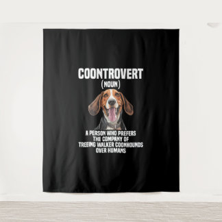 Tapiz Treeing Walker Coonhound Lover Dog Coontrovert