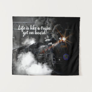 Tapiz Tren de vapor