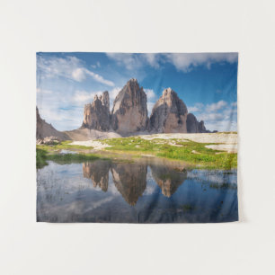 Tapiz Tres Cimas de Lavaredo/Drei Zinnen montaña dolomit