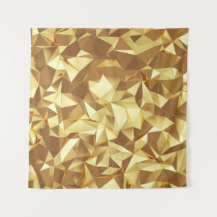 Tapiz Triángulo de oro: Textura de fondo abstracta.