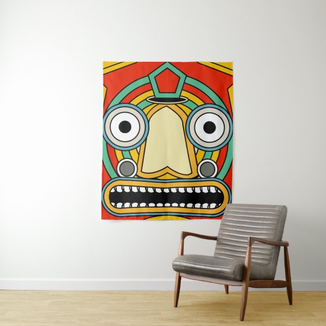 Tapiz tribal indio (In situ)