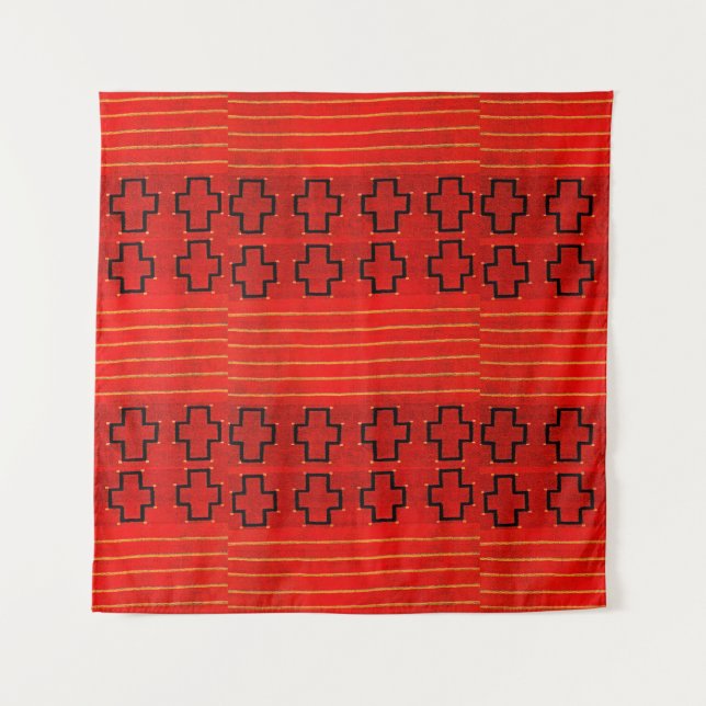 Tapiz Tribal Native American Southwest Weaving Navajo (Anverso)