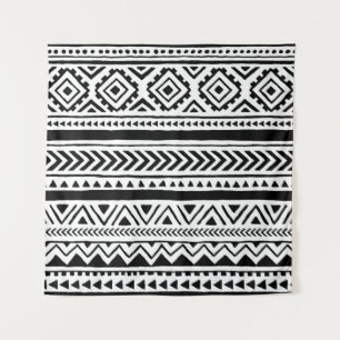 Tapiz Tribus étnicas: Patrón hecho a mano