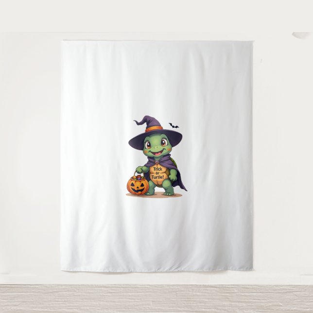 Tapiz Trick-or-Turtle (Anverso)